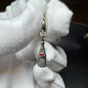 Pandora Sparkling Wine Bottle Dangle Charm